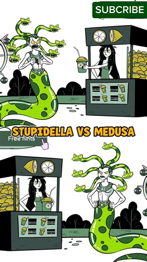 STUPIDELLA VS SNAKE QUEEN 🐍💀old Level #horrorgame