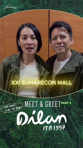 Dilan Ancika continues with the Meet & Greet Dilan ITB 1997, don't miss it!