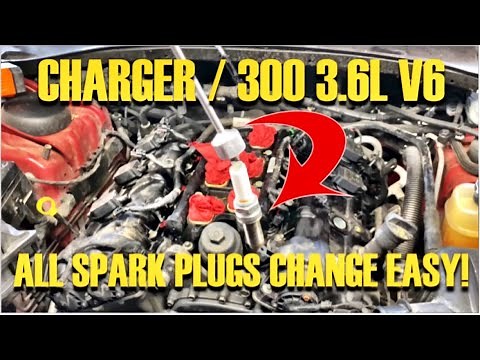 FIX ENGINE MISFIRE: REPLACE SPARK PLUGS & COILS ON DODGE CHARGER / CHRYSLER 300 3.6L V6 FAST & EASY