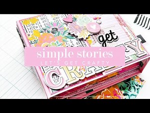 Simple Stories - Let's Get Crafty! Mini Binder Project Share 💖✨