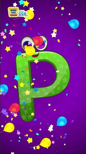 Tracing Letter P | P for Penguin 🐧 P for Pineapple 🍍 | Fun ABC Learning for Kids