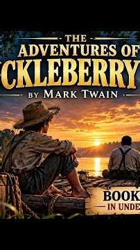 The Adventures of Huckleberry Finn By Mark Twain - Book Summary In Under Four Minutes