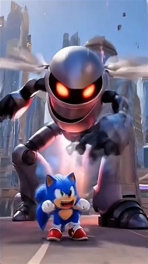 Sonic vs Giant Robot 🤖⚡ Super Speed Battle robot?#sonic #shorts #sonicshorts #youtubeshorts #shorts