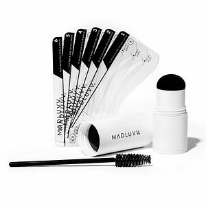 Nearly Black Brow Stamp Stencil Kit - Eyebrow Stamp Kit - Madluvv