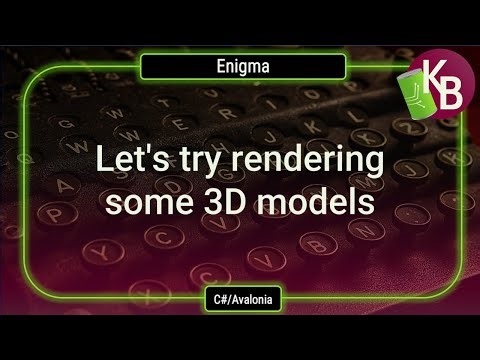C#/Avalonia - Let's try rendering some 3D models.