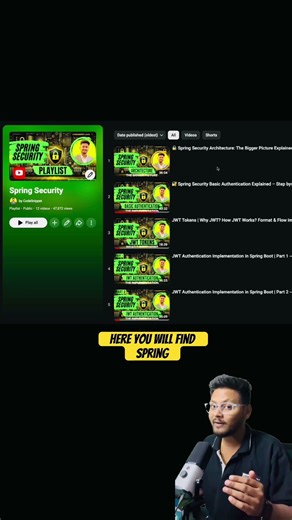 Spring Security Playlist Every Dev Should Watch ✅