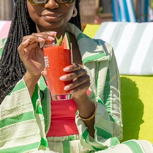 We've loved our "It Girl" for 10 years, & we'll love her for 10 more! Fan fave Watermelon Mojito® Smoothie is back for a limited time! | Tropical Smoothie Cafe