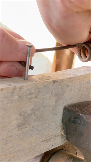 An easy way to install a spring🔧#diy