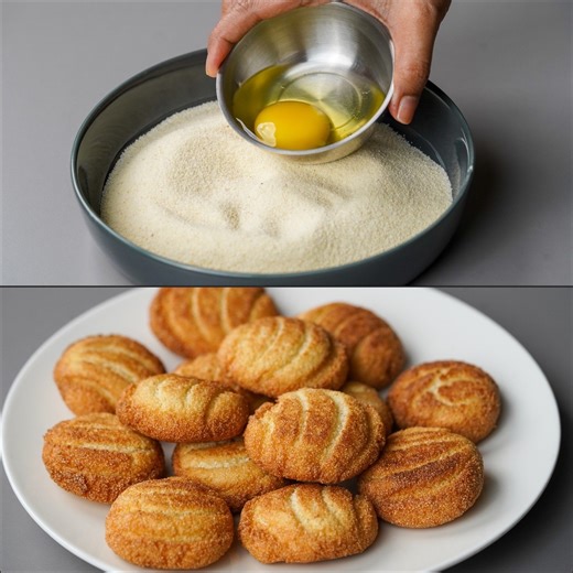 I Combined Suji With Egg & Make This Delicious Homemade Biscuits Recipe | Suji Cookies Recipe | N'Oven Foods