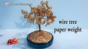 Wire Art Tree Sculpture Paper Weight | Home Decor | JK Arts 1653 | JK Arts