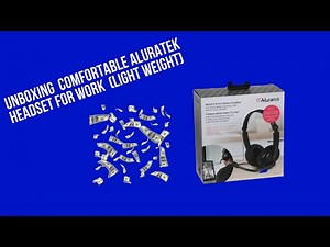 Aluratek - Wire USB Stereo Headset with Boom mic