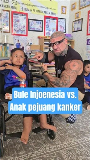 Bule Injoenesia vs. Anak pejuang kanker #injoenesia