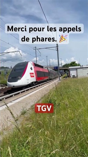 Passage d’un TGV LYRIA SNCF/CFF à Vufflens-la-Ville. 🎉🤩🇨🇭
