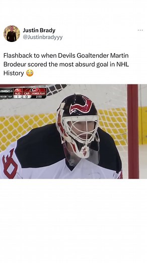 🔴#1 Source for everything Devils!🔴 on Instagram: "Who remembers when Martin Brodeur scored a goal in one of the most wild sequences ever! Couldn’t believe what I saw when I was 9 Years Old watching this."