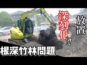 【解体業の裏側】放置＝深刻化?!竹の根深い問題にクローズアップする。【人材難改革】