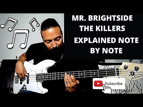 HOW PLAY MR BRIGHTSIDE-THE KILLERS/BASS LESSON/TUTORIAL