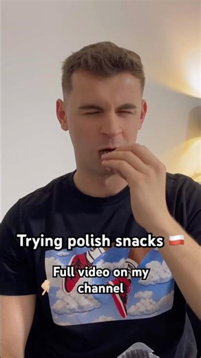 trying Polish snacks for the first time! 🇵🇱#polska #tastetest #snacks #poland #foodreview
