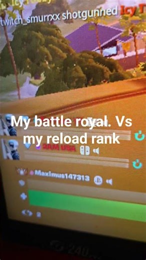 reload rank vs battle royal rank