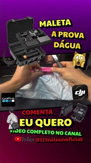 Waterproof case for your DJI or GoPro camera.