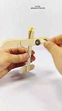 How to make a Solar Powered Toy Aeroplane at home.