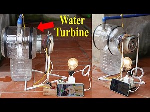 DIY Family Water Tank Power Plant! Mini Hydroelectric Generator in 2024