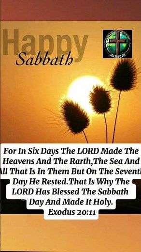 Sabbath | Sabbath Shalom | Bible Study | Holiday in Bible | The Sabbath is a day of rest and worship