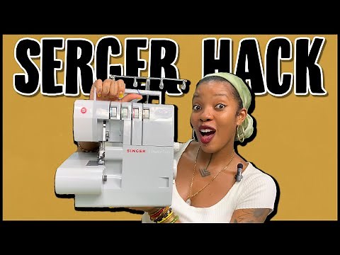 How To Thread A Serger/Overlock (SINGER 14HD854)