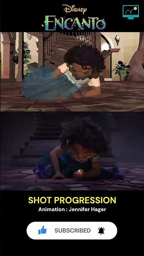 Casita's Heartbreaking Fall..💔 Watch Encanto's Stunning Animation Magic! 🏠 | Jennifer Hager #shorts