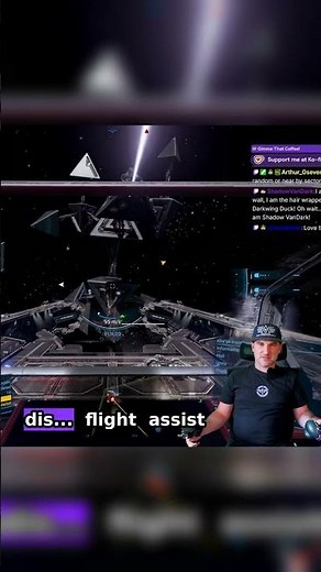 Strafing in X4 Foundations is faster if you disable flight assist | #captaincollins on #Twitch