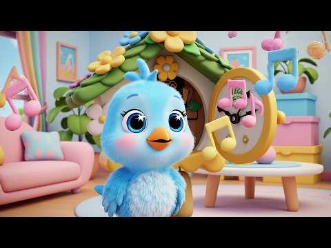 Baby Cuckoo Clock Says Coo Coo Coo | Fun Time Telling Song for Kids