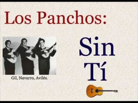 Los Panchos: Sin Tí - (letra y acordes)