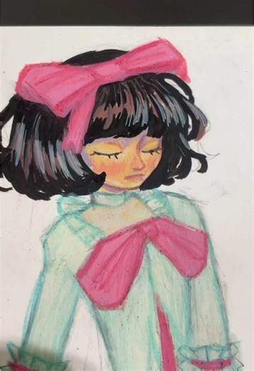 I tried a soft look for the lineart 💅#sketchbook #art #Art #drawing #myartwork #markerdrawing #acrylicmarker #sketch