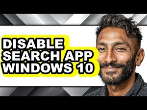 How to Disable Search App Windows 10 (updated)