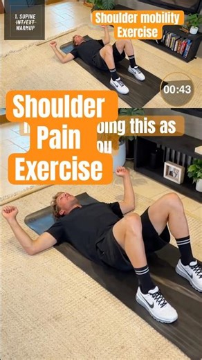 Exercise for shoulder pain and shoulder mobility #shouldermobility #shoulderpainrelief #shoulder
