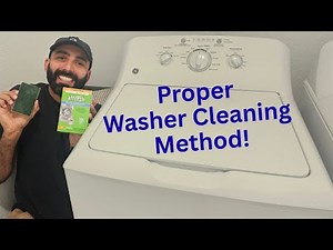How To Properly Clean A GE Washing Machine!