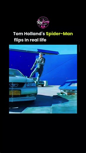 during SpiderMan: Homecoming (2017): Tom Holland’s Real-Life Agility Is Insane 🕷️🤸 #memedaily