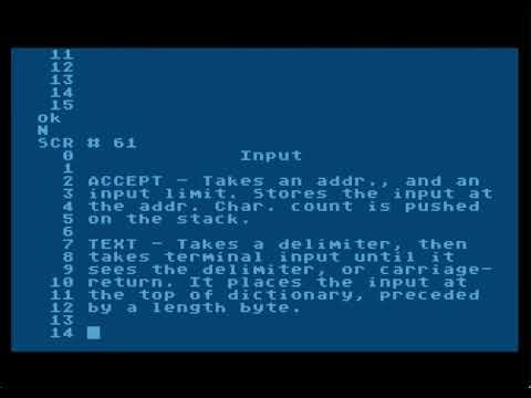 Advanced APX Forth Part 7 - Atari 8-bit