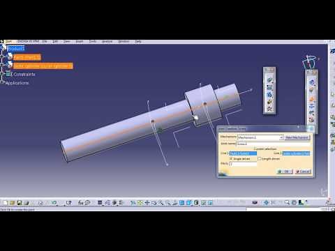 SCREW JOINT DMU KINEMATICS/DIGITAL MOCKUP CATIA V5