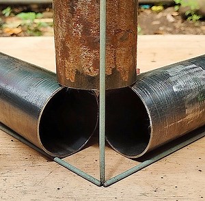 657K views · 10K reactions | pipe secret. tricks you should know to combine 3 pipes quickly and accurately. #trickwelding | Yance welder art | Facebook