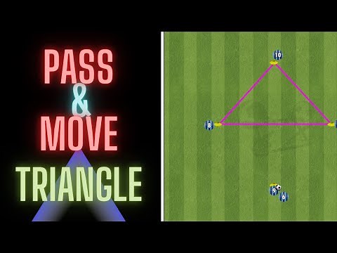 Pass & Move Triangle | Warm Up Drill | Football/Soccer