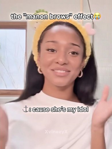 THE MANON BROW EFFECT👀😭 | XvinezyX