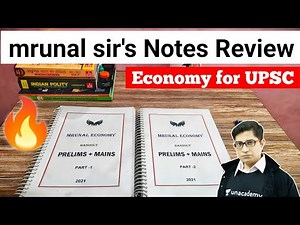 Mrunal Sir 2024 economy Handout Review | Best Economy Book for UPSC | Mrunal Sir Notes | How to buy