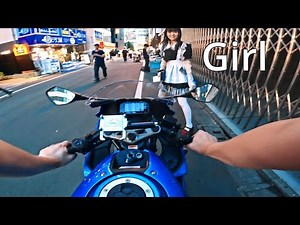 Tokyo | Motorcycle Ride, Girl, Unique T-shirt Store | Japan POV