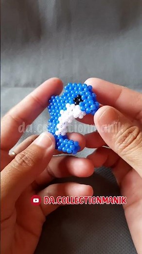 #shorts 2D Dolphin Beads Tutorial // BEADS KEYCHAINS