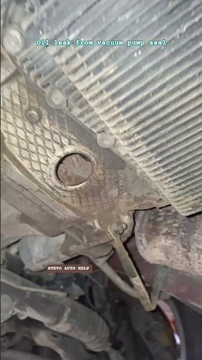 Oil leaking from vacuum pump seal. rangerover. jaguar. #jaguar
