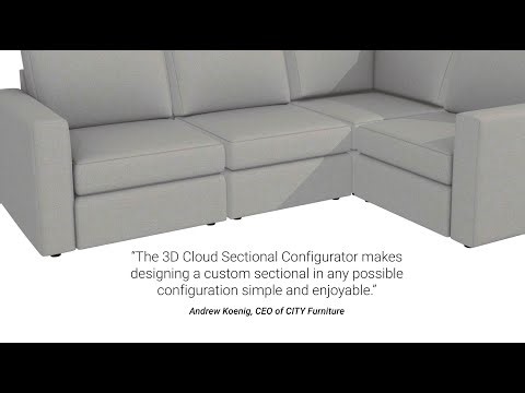 CITY Furniture Makes It Easier to Buy a Custom Sectional with New 3D Cloud Configurator