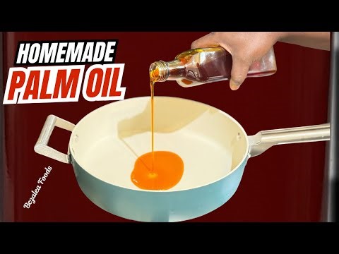Homemade palm oil extraction