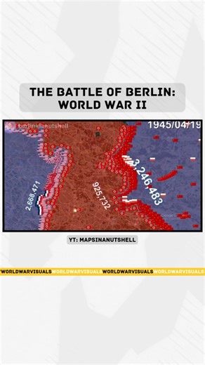 World War Visuals on Instagram: "From the Soviet perspective, the Battle of Berlin was the glorious, brutal, and climactic finale to the Great Patriotic War, a massive military triumph symbolizing the total defeat of Nazi Germany, driven by a fierce race against Western Allies to plant the Red Flag on the Reichstag and claim ultimate victory, marked by immense casualties but seen as essential for revenge and securing post-war influence. #battleofberlin #ww2 #battlemap"