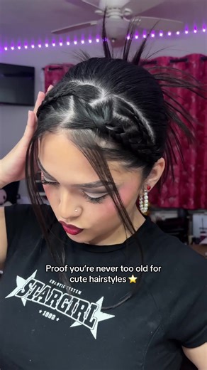 The hairstyles little me always wished I could do ⭐️ #starhair #hairstyle #hairstyleideas #proof