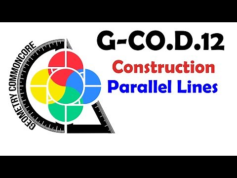 G-CO.D.12 Construction -- Parallel Lines